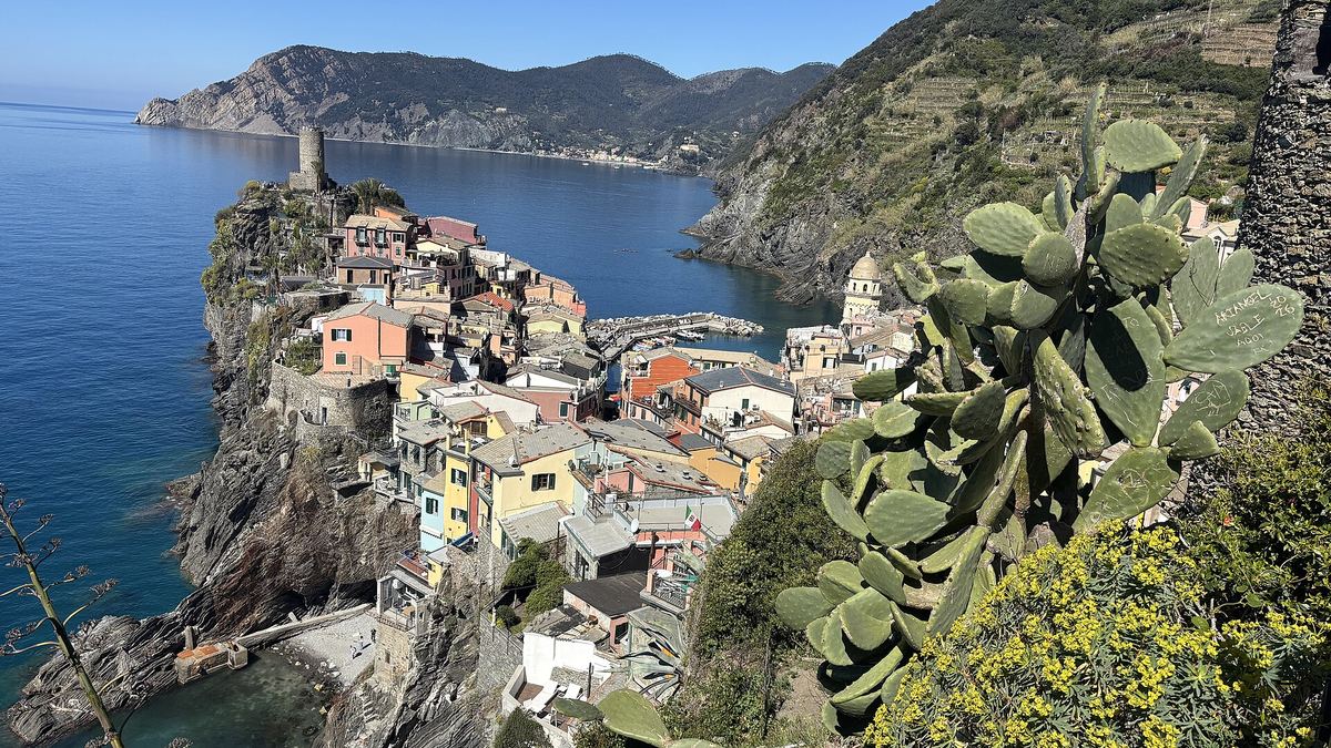 Vernazza vista dal sentiero che arriva da Corniglia